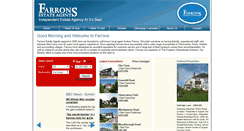 Desktop Screenshot of farrons.co.uk